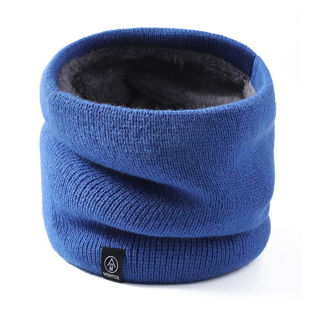 Écharpe en fausse fourrure tricotée unisexe, foulard épais, doux, à boucle circulaire, pour femme et homme, randonnée, cyclisme, escalade, cache-cou, hiver: B3