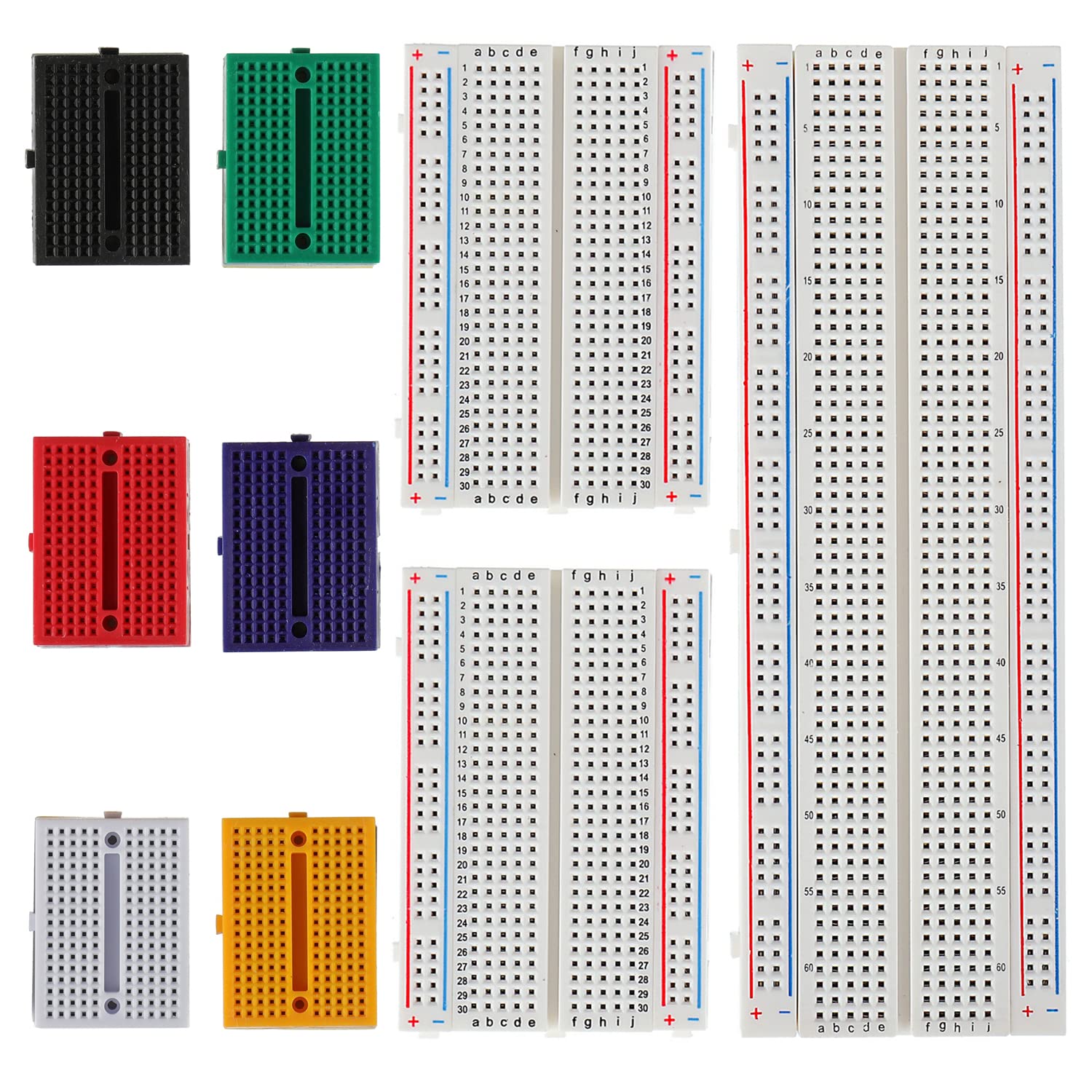 Breadboards Kit Bevat 830/400/170 Punt Soldeerloze Breadboards Voor Proto-Schild Distributie Verbindingsblokken