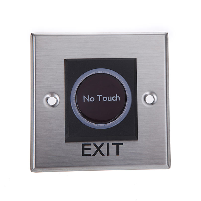 Rvs Infrarood No Touch Infrarood Sensor Schakelaar Contactless Ontgrendeling Exit Met Led Indicatie Toegangscontrole