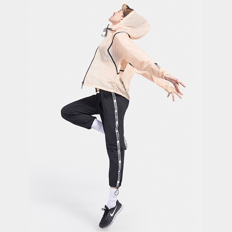 Stil udendørs kvinders sport frakke gå vindtæt stretch jakke vind skjold tøj kvinde