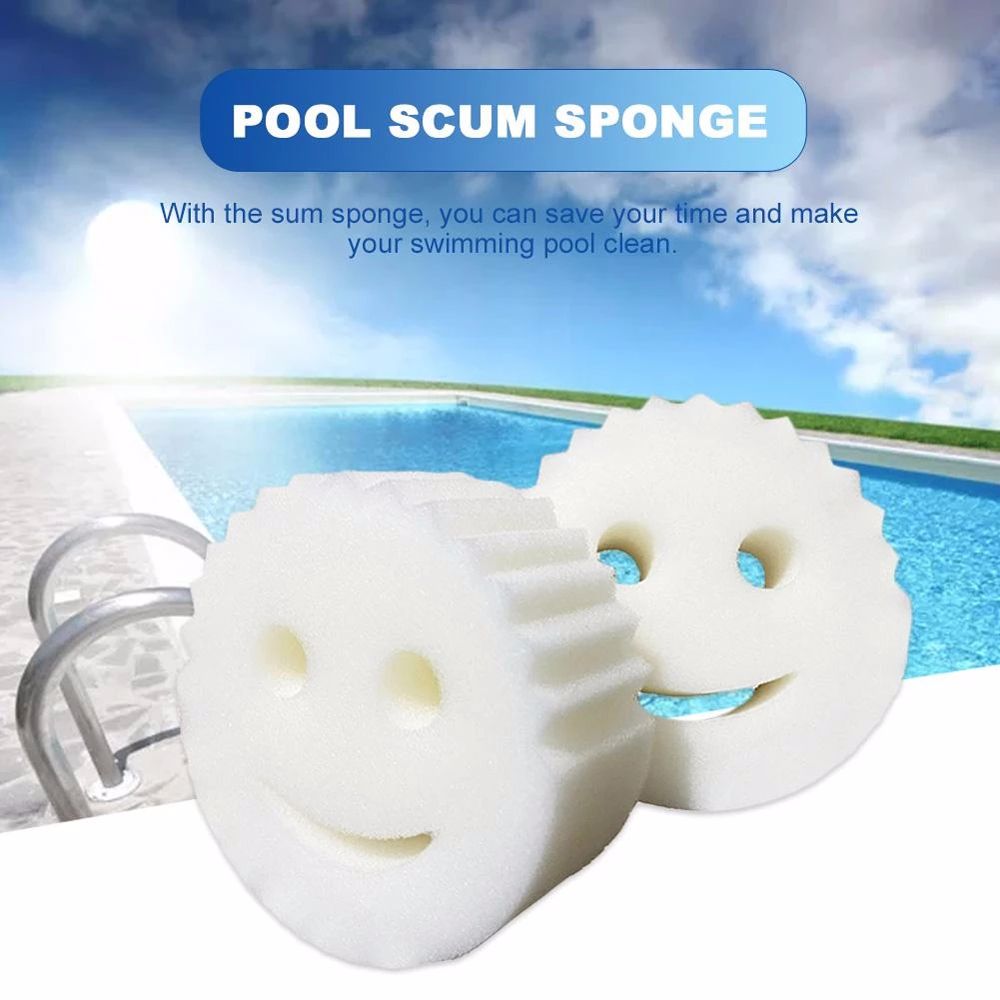 10Pcs Zwembad Spons Scum Spons Olie Absorberende Sponzen Spa Spons Tubs Spa Filters Onderhoud Kit