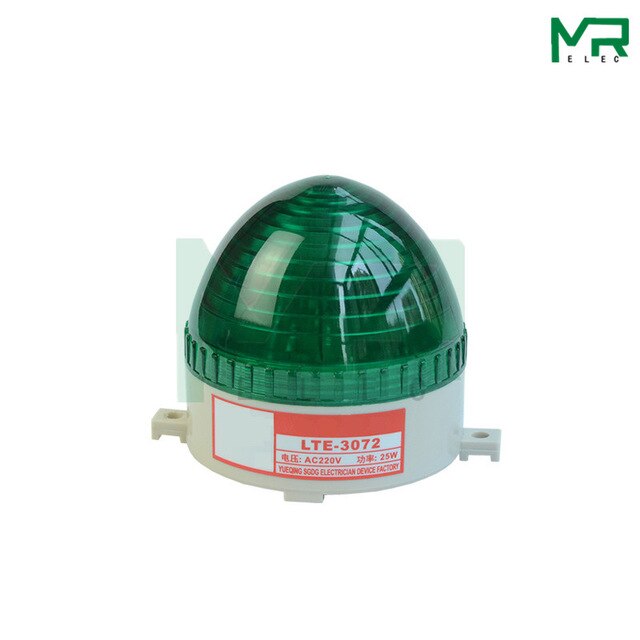 LTE-3072 Stroboscopische U-Buis Waarschuwing Lamp Workshop Waarschuwing Lamp Signaal Lamp: green AC 220v