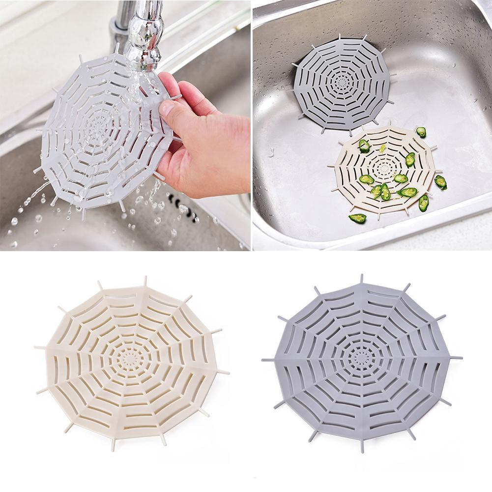 Kitchen Sink Drain Plugs Strainers Bathroom Anti-Blocking Catcher Shower Stopper Bathroom Cleaning Hair Accessories Kitchen O2Z7