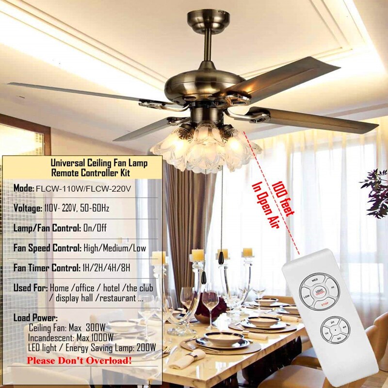 Módulo controlador de ventilador de techo, controlador de velocidad de ventilador WiFi, RF, Tuya, para Alexa, Google Home, Smart Life, App