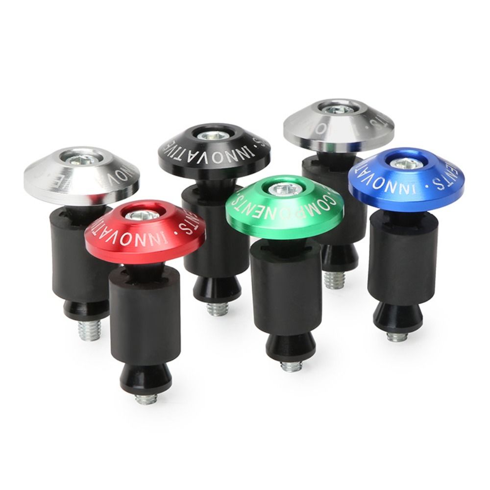 Aluminum Alloy Motorcycle Handlebar Plug Anti-Slip Universal Handlebar Grips Cap Shockproof Handlebar End Motorcycle Accessories
