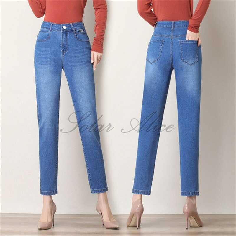 Vrouwen Fall Harlan Jeans Enkellange Slim Wortel Broek