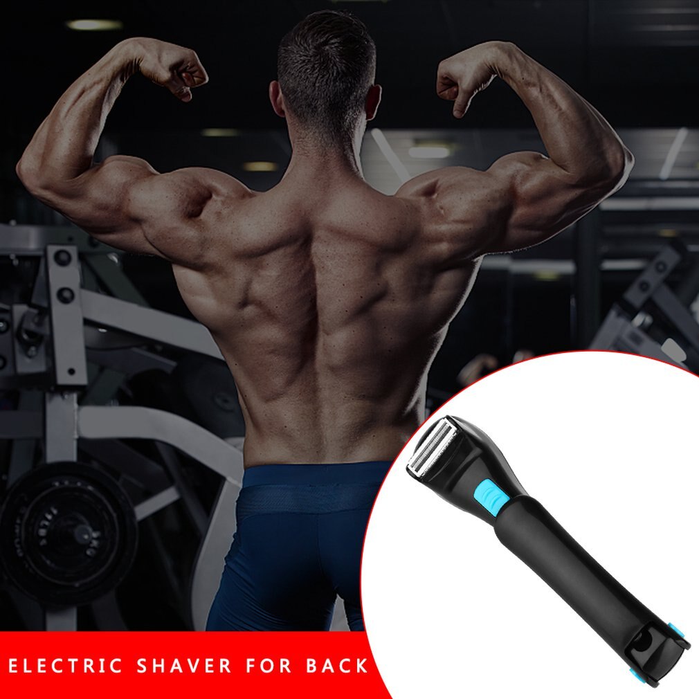 Back Shaver Men's Electric Hair Shaver Remover Body Back Shaving Razor Trimmer Portable Hair Clipper