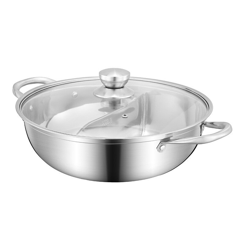 Edelstahl Topf Eintopf Induktion Herde Gasherd Kompatibel Topf Heimat Küche Kochgeschirr Suppe Kochen Topf Zwilling Unterteilt
