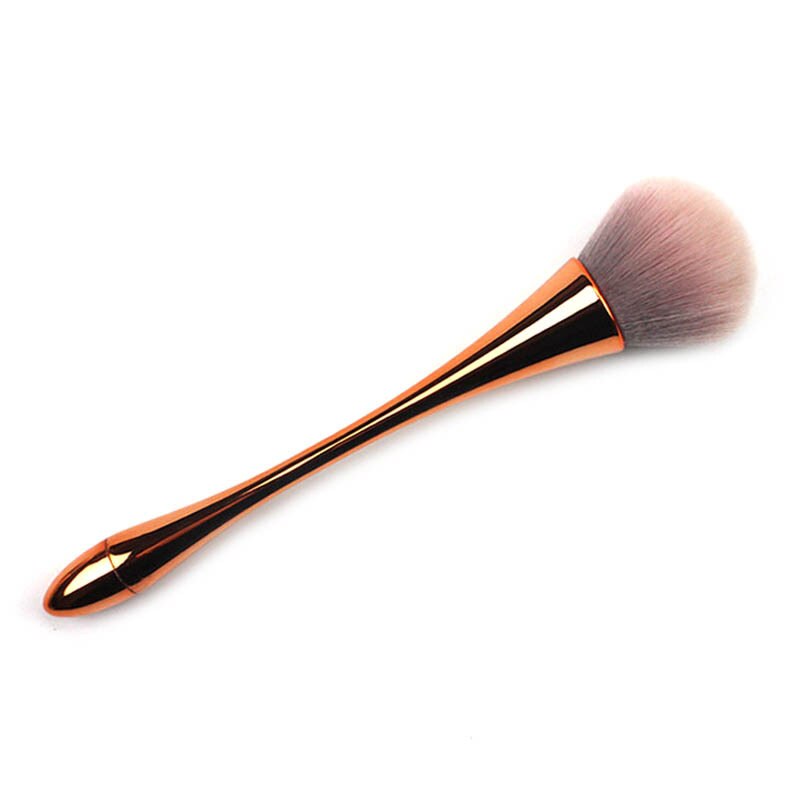 Make-up tools roségouden slanke taille make-up kwastenset losse kwastenset zijden mesh set goed
