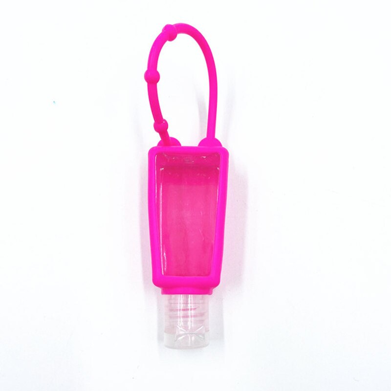1Pc Mini Hand Sanitizer Sub Bottle 30ml Portable Traveling Refillable Bottle Silicone Protective Cover Storage Bottle Container: No15