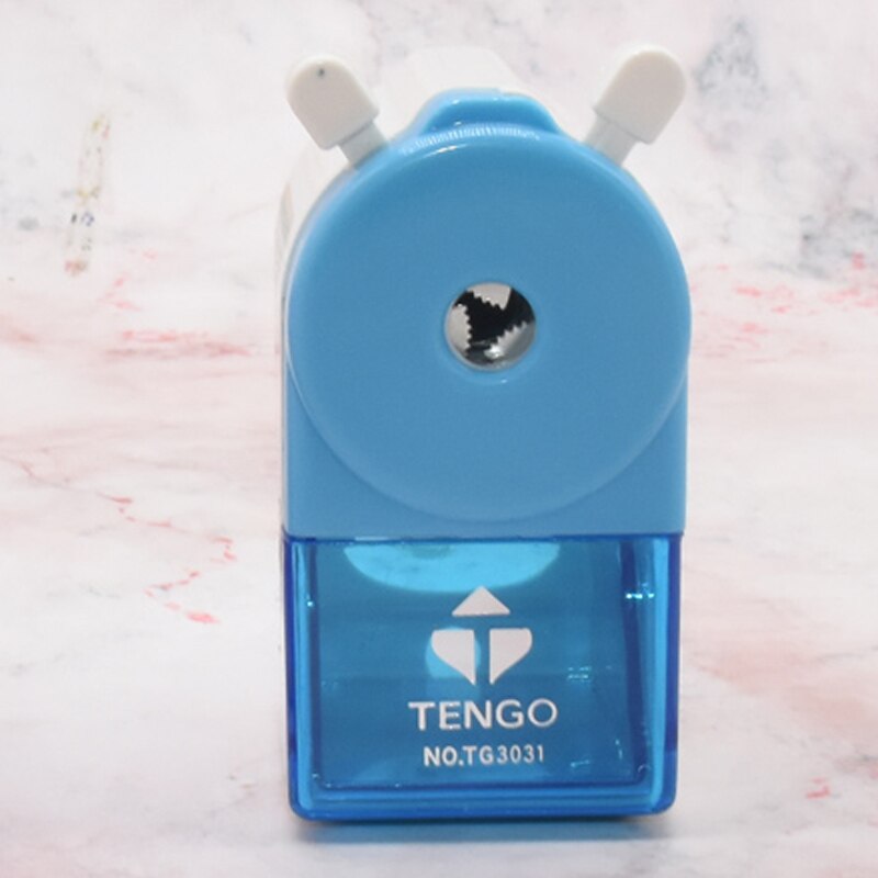 1pcs Korean Hand crank Mechanical Accessories Student Pencil Sharpener School Office Supplies: Blue