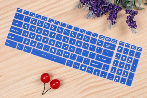 17.3 15.6 inch Laptop Keyboard Cover Protector Skin for MSI GP62 GP72 GL62 GT62 GT72 GT73 GS60 GS70 GS72 GS63 GS73 GE62 GE72: Blue