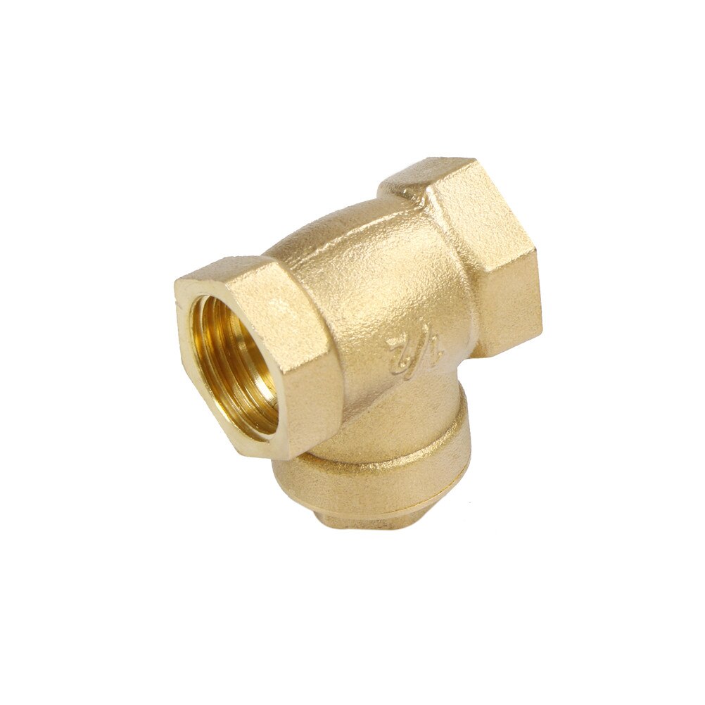 Une pièce de clapet anti-retour horizontal, 1 1/2 "laiton clapet anti-retour de
