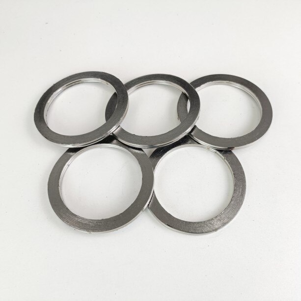 Car Engine Exhaust Gasket Thickness 5mm Exhaust pipe metal gasket V type W type O type flange seal gasket