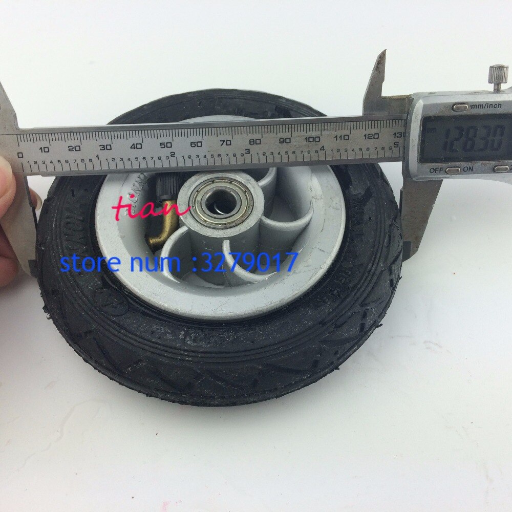 5 Inch Pneumatic Wheel Gocart Caster 5x1 tyre Wheel Using Metal Hub 5X1 Pneumatic Tire With Inner Tube Electric Vehicle
