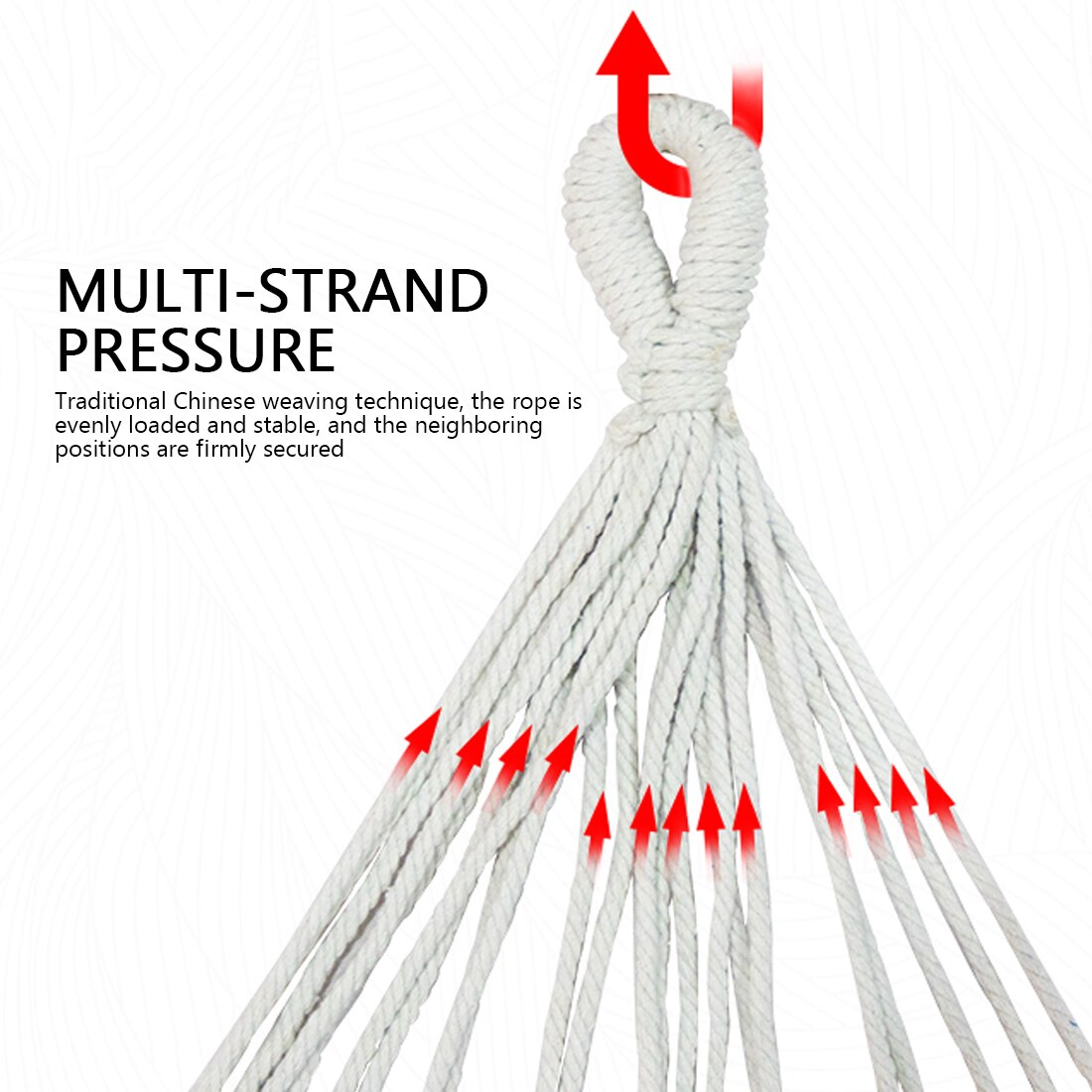 Hammock Portable Beach Chair Hanging Rope Chair Swing Chair Seat for Adults Kids Garden Hammock with Support Indoor Outdoor