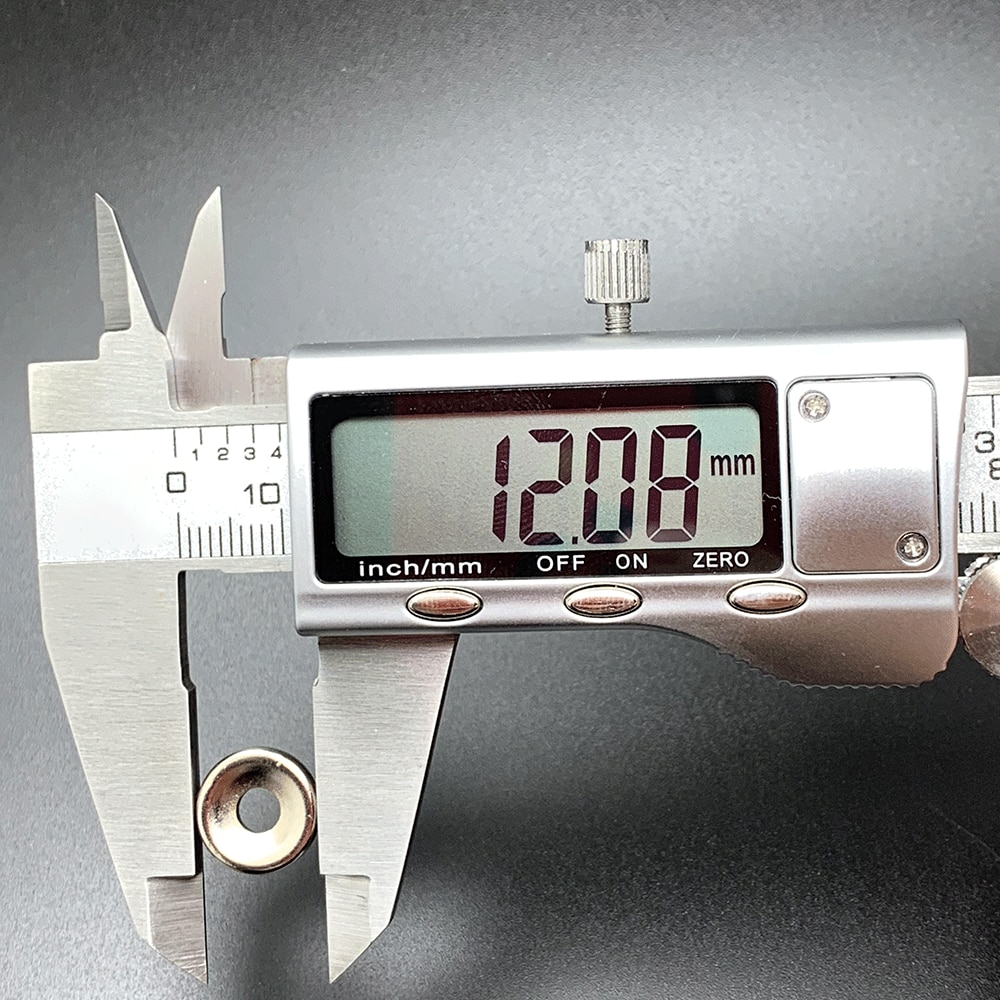 10Pcs 12x3-4 Neodymium Magnet 12 x 3 Hole 4 N35 NdFeB Round Super Powerful Strong Permanent Magnetic imanes