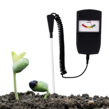 Soil PH Meter Tester Test Kit Gardeners (soil PH Testing) Body Belt Clip And Probe Socket Meter Plant Soil Tester Kit For Flower