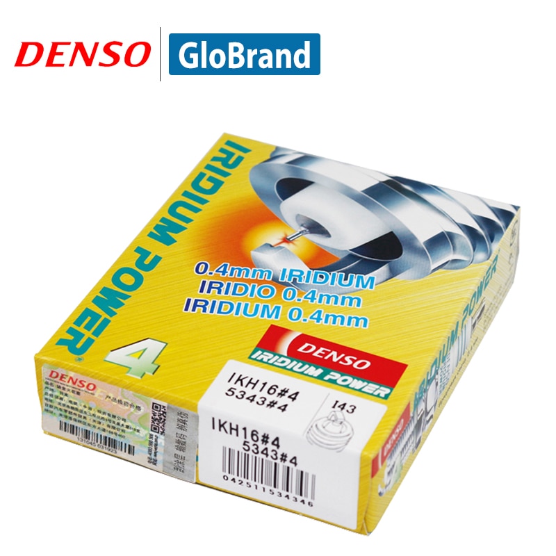 4pieces/set DENSO Car Spark Plug For Toyota Highlander Hyundai Sonata Peugeot 508 Teana Dodge Chrysler double Iridium IKH16
