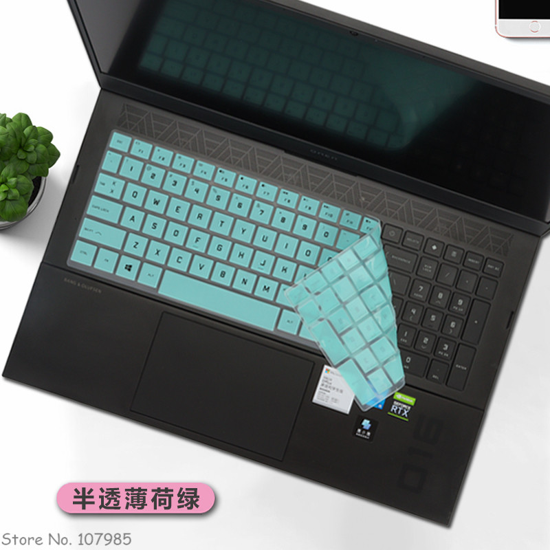 Silicone Clear TPU Laptop keyboard Cover Protector Skin For HP Victus 16.1&quot; Gaming Laptop / HP Victus 16 inch Notebook: Skyblue