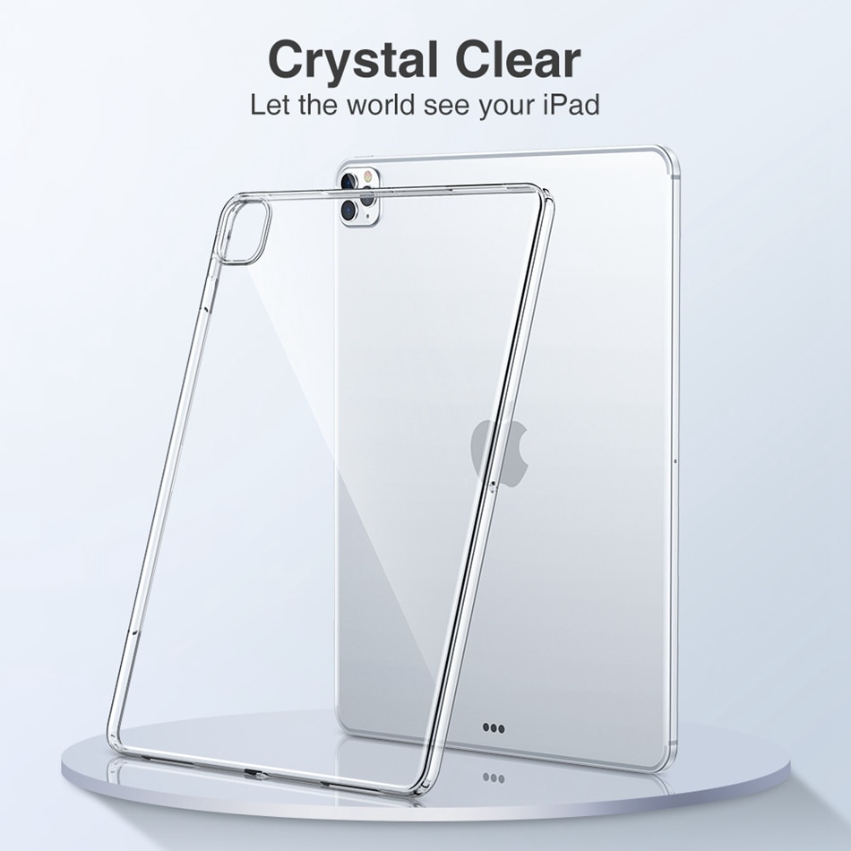 Ultra Dünne Klarer fallen Für iPad Profi 11 12,9 Zoll fallen Silikon transparent TPU Abdeckung Für NEUE iPad Profi 12,9 fallen Coque Fundas