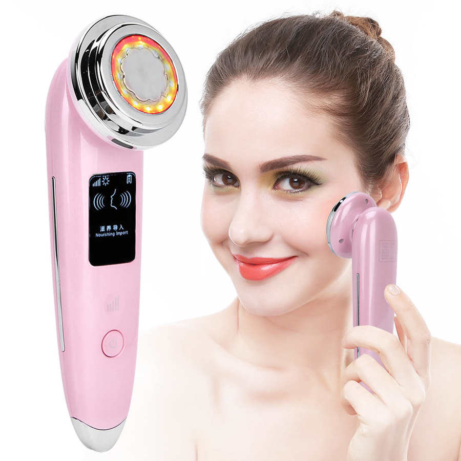 Vibration Face Lifting Tightening Face Care Machine 5 Gears Photon Light Therapy Machine