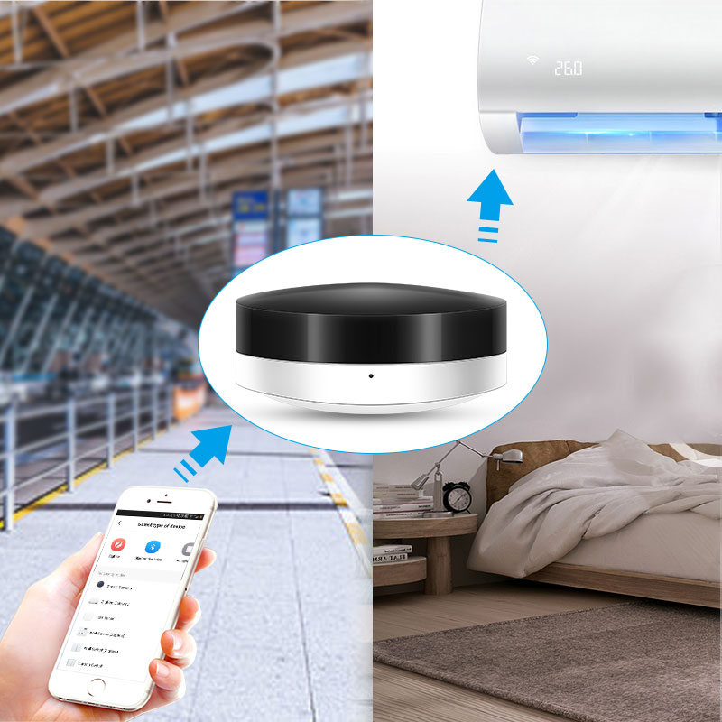 Tuya APP control remoto inalámbrico domótica inteligente WiFi + IR interruptor Universal inteligente mini para iphone IOS android 3