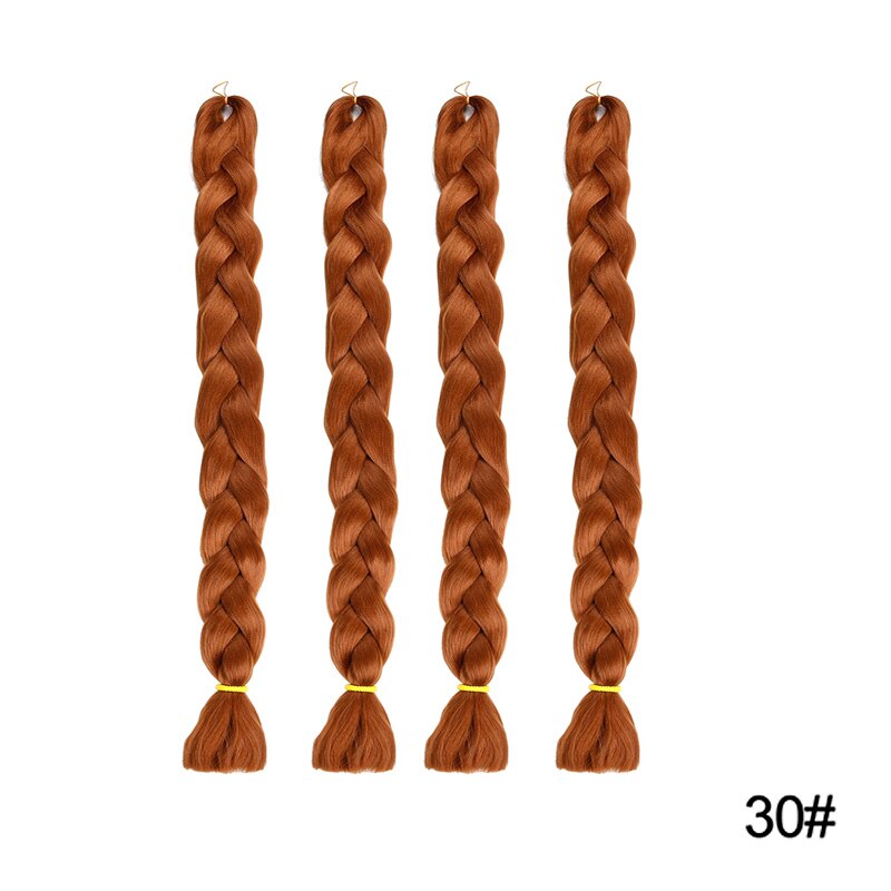High Temperature Fiber Kanekalon False Braiding Hair Extensions 41 inch Synthetic Jumbo Braids Crochet Hair For Women: 12