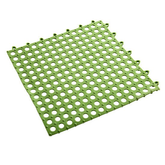 Alfombrillas antideslizantes para baño, Alfombra de malla de PVC, de plástico suave, antideslizante, para masaje de pies, estera de suelo para ducha: green