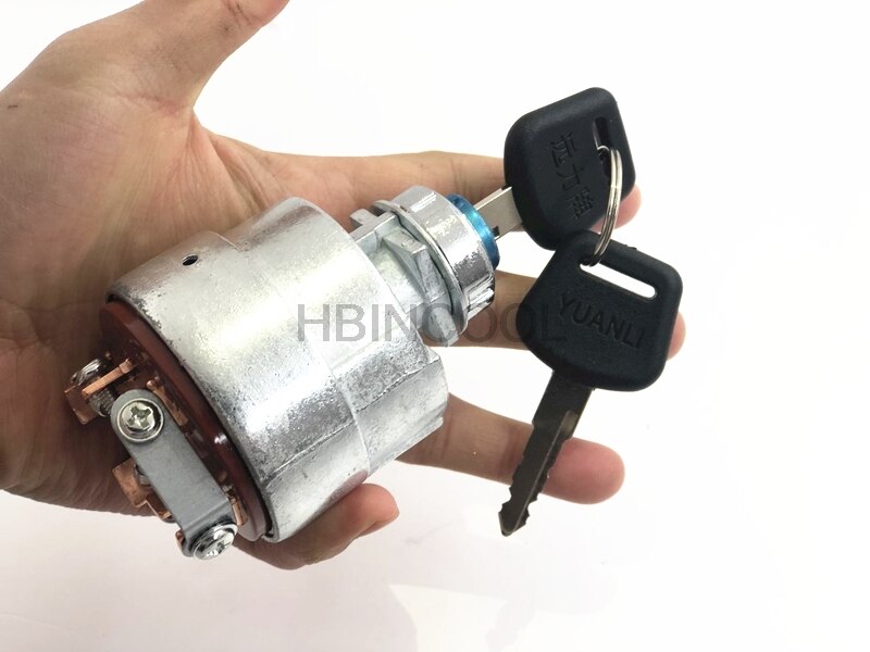 FORklift starter switch ignition lock key switch starter switch JK406C is suitable accessories