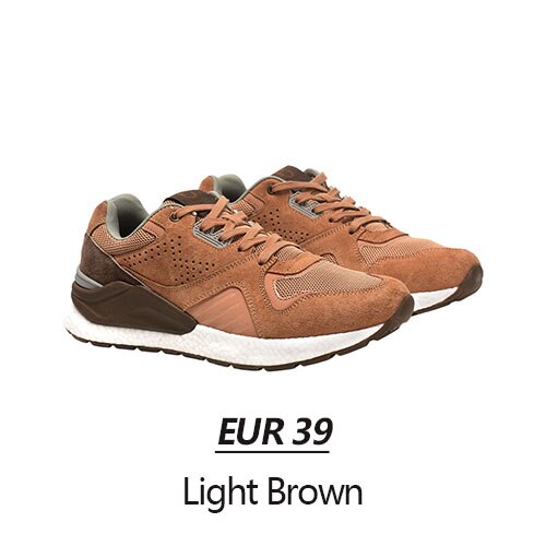 Xiaomi Norma Mijia Retro della Scarpa Da Tennis Scarpe Da Corsa di Sport del Cuoio Genuino Resistente E Traspirante Per Lo Sport All'aperto scarpe: Light Brown 39