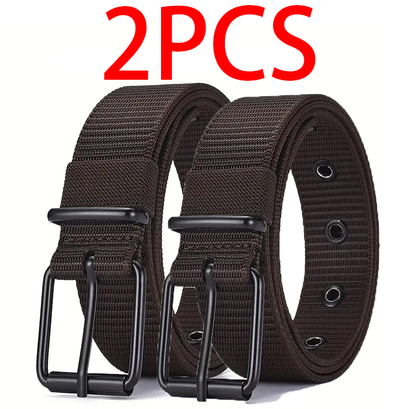 Cinturón de nailon súper duradero para hombre con hebilla de liberación rápida, adecuado para ropa de trabajo diaria, versátil tanto para hombres como para mujeres: Morado