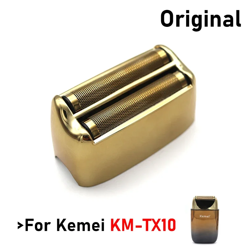 Para Kemei KM-TX10 reemplazo de Original doble hoja de doble hoja cubierta de red Afeitadora eléctrica Accesorios de reparación al por mayor: Verde