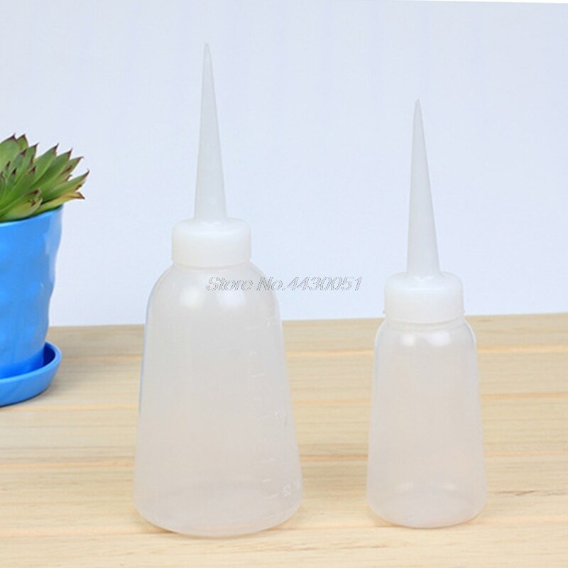 1pc 100ml/ 250ml vetplanten knijp gieter plastic verticale spuitmond spuitbus