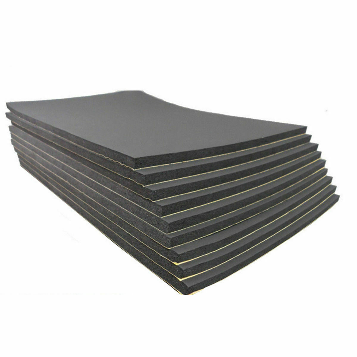 9pcs Car Auto Van Sound Proofing Deadening Insulation Foam 30cm*50cm*6mm thermal insulation in dissipating heat
