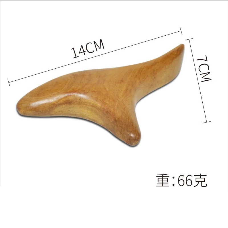 Wood Trigger Point Massage Gua Sha Tools Lymphatic Drainage Tools,Wood Therapy Massage Tools for Back Leg Hand Face: Silver