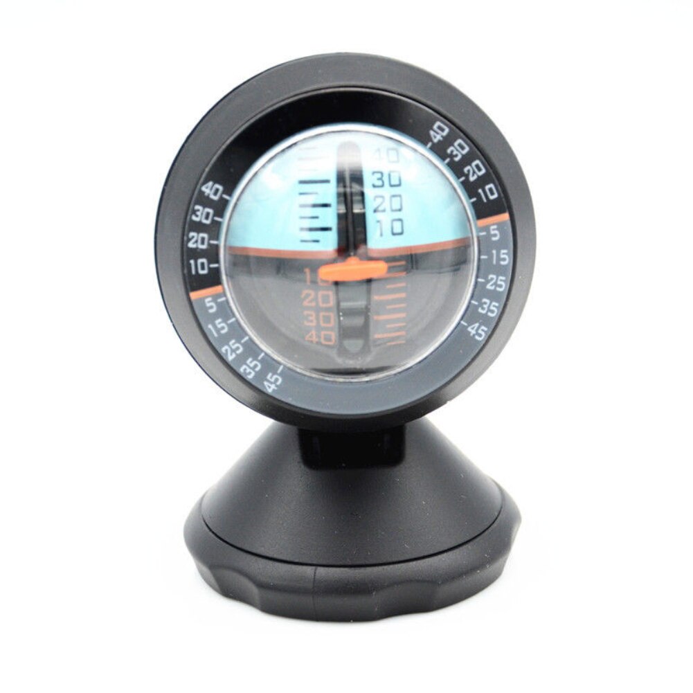 Car Inclinometer Gradient Balancer Declinator Angle Slope Level Meter Gauge