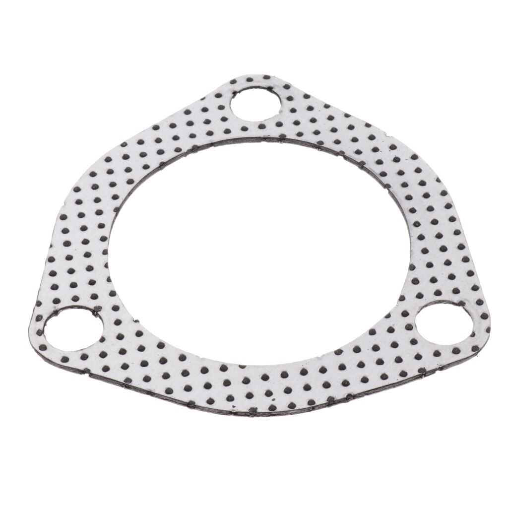 Plug and Play Car Triangle 3 Bolts High Exhaust Gaskets Flange 2.5 inch