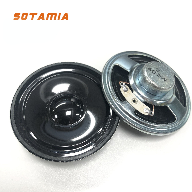 SOTAMIA 2 Stuks 2.5 Inch Mini Audio Luidsprekers 4 Ohm 5W Home Theater Luidspreker Altavoz 66mm waterdichte Luidspreker
