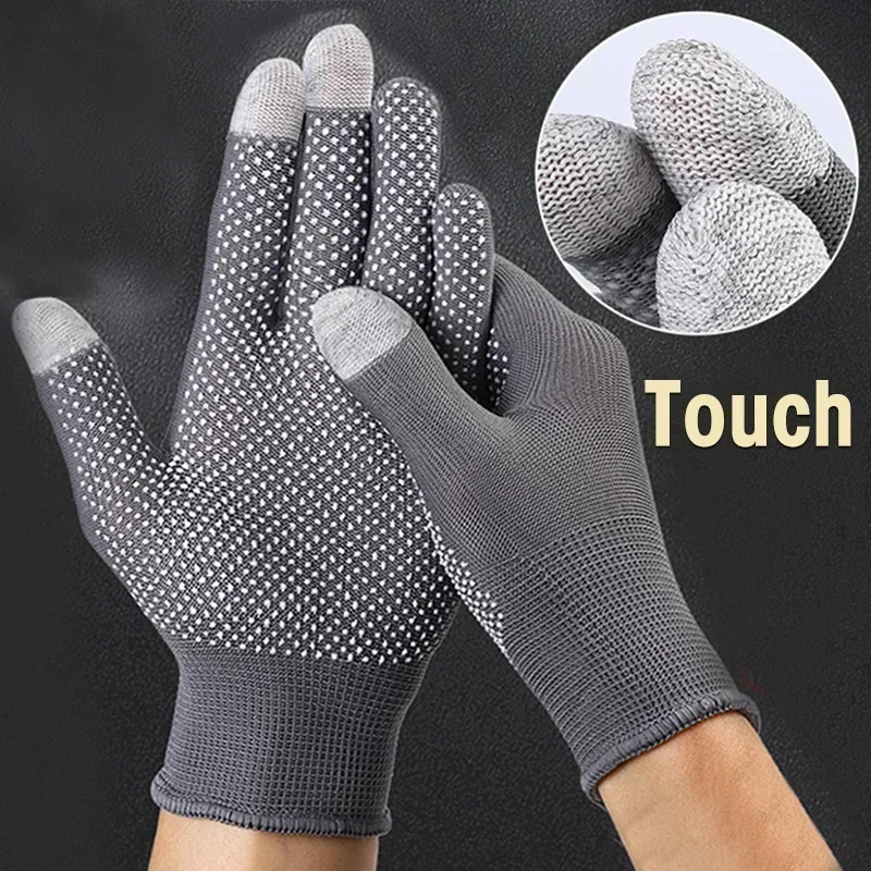 1/20 Paar Anti-Rutsch-Handschuhe für Motorrad-Radsport-Männer Frauen leichte dünne atmungsaktive Touchscreen-Handschuh im Freien