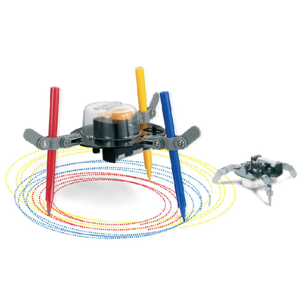 bazgroły zestaw z robotem kreatywny elektryczny automatyczny graffiti rysunek edukacja naukowa zabawki dla nastolatków