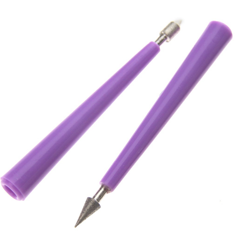Herramienta ampliadora de 4 Uds con punta de diamante fresa para cuentas abalorios agujero para bricolaje herramienta de joyería hecha a mano