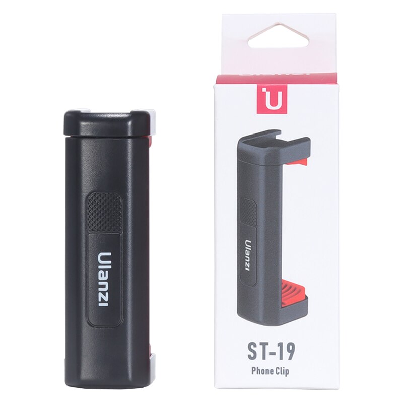 Ulanzi ST-19 Draagbare Telefoon Mount Houder Klem Voor Iphone 12 Pro Smartphone Met Koud Shoe Statief Voor Mic licht Invullen