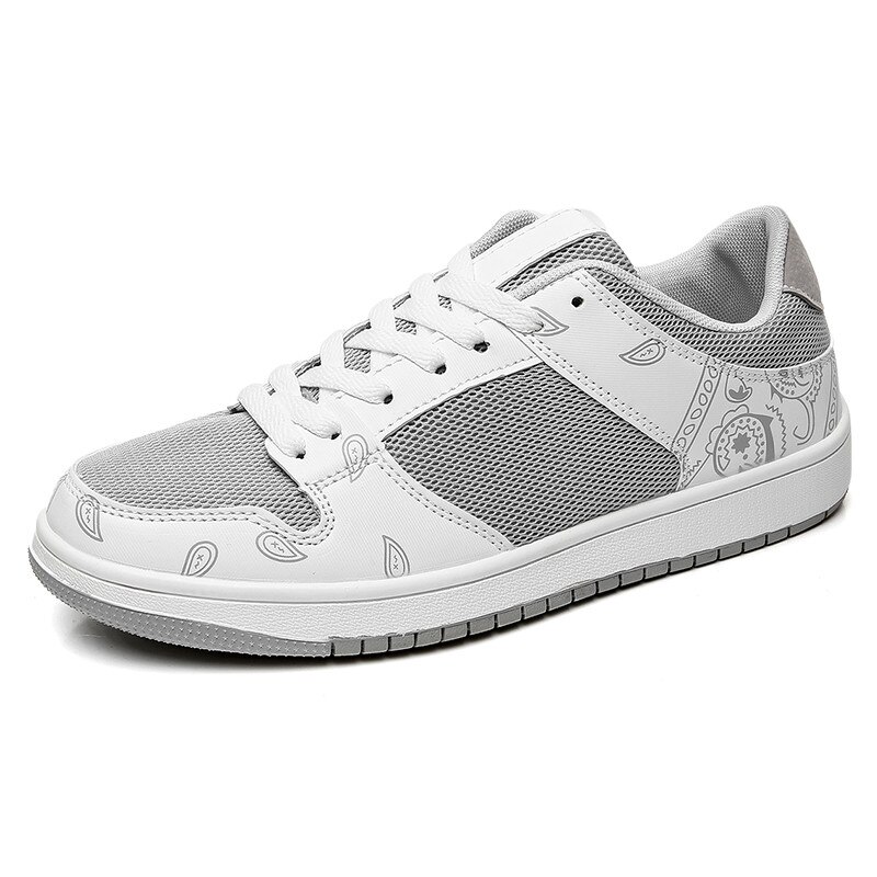 Lærredssko fiskersko mænd sommer slip on loafers mænd espadriller mænd sneakers trend komfortable sko herre: Hvid / 7