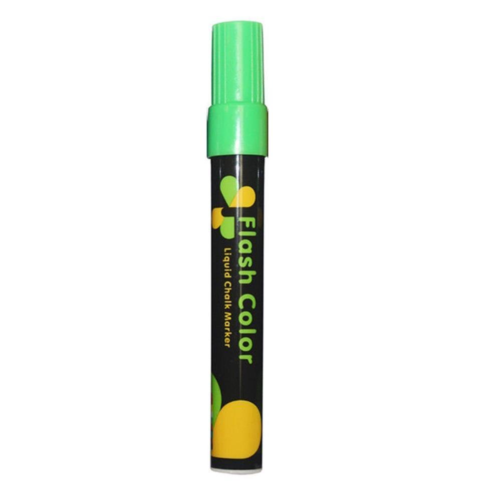 1PC Flash Color Erasable Highlighter For Fluorescent Plate Pens Liquid Chalk Marker Stationery: D