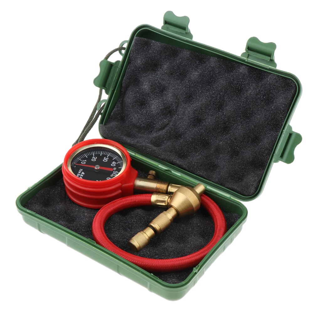 Rapid Pointer Tyre Tire Deflator Quick With Air Pressure Gauge Valve Tool