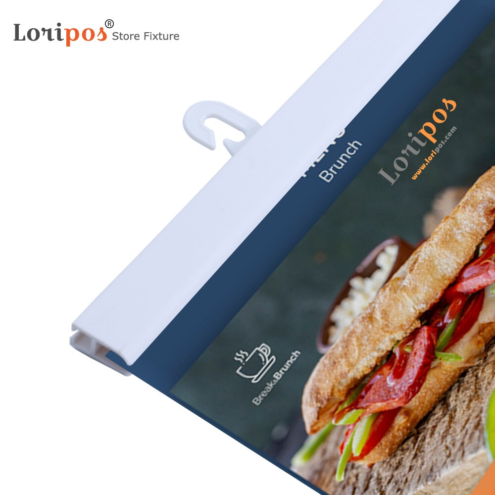 50cm Hanging Clips Strip Graphic Posters Holder Picture Hook Map Wall Calendar Hanger Wall Ceiling Flag Pole Snap Rod | Loripos