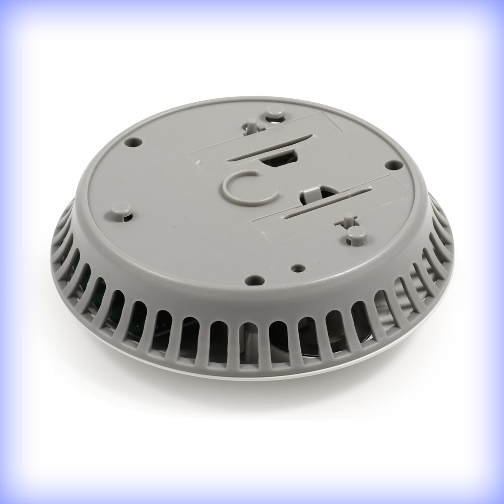 Conventional Battery Operated Fire and Smoke Detector Photoelectric Optical Sound and Light Smoke Alarm Detector with EN14604
