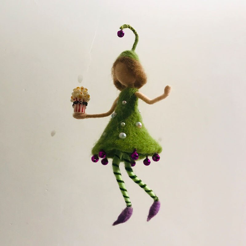 Fairy Naaldvilten Kit Voor Beginners, 6 "/15 Cm Hoogte, Elf Vilten Starter Kit, naald Gevilt Fee, Vilten (Geen. 25): Fairy J