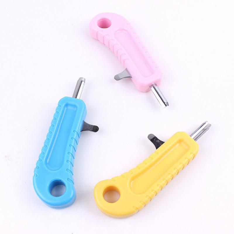 1* Nut Cracker Pistachio Nut Opener Stainless Steel Plastic Handle Nut Open Tool Sheller Manual Nut Opener Kitchen Accessories